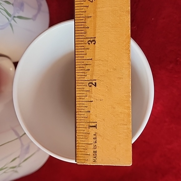 ☆Set of 4 Corelle Coordinates Stoneware. Shadow Iris Design. Coffee/Tea Mugs.☆ - Picture 8 of 8